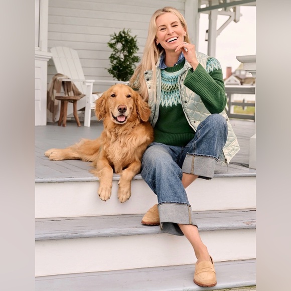 NWT Talbots Quilted Down Puffer Vest - 2XLP (XXL plus petite) in silver metallic - Picture 3 of 3